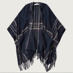 A&F blanket poncho